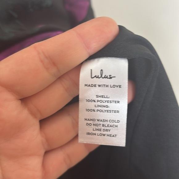 NWT Lulus Setting the Mood Black Floral Jacquard Mini Shift Dress size XS - Picture 11 of 14